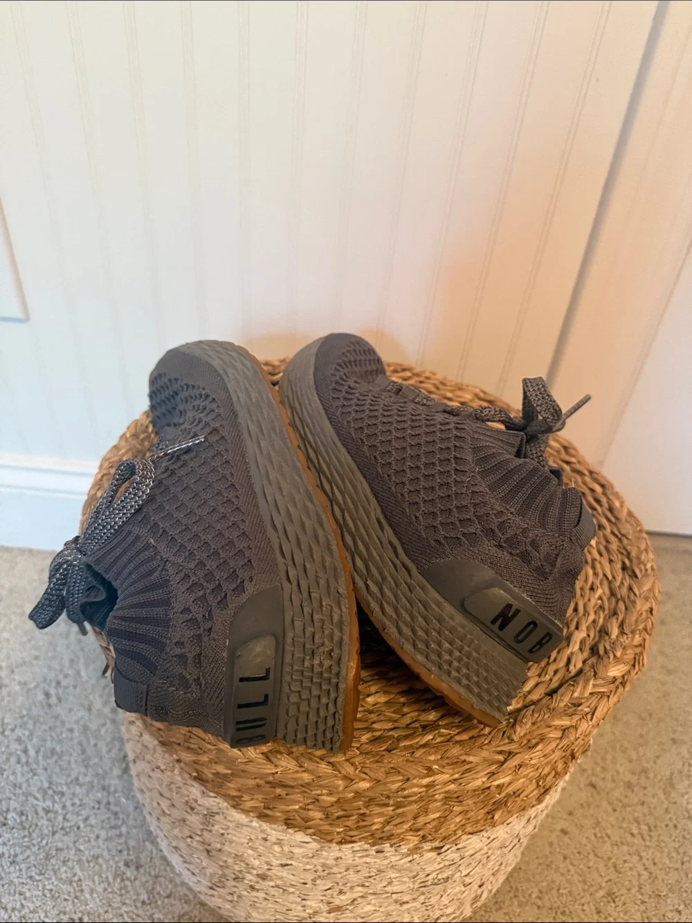 NOBULL Gray Knit Training Shoe